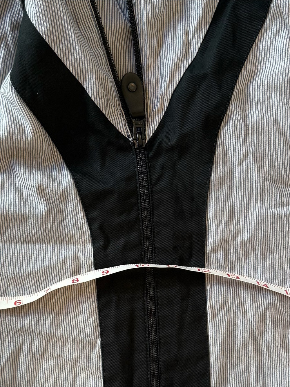 BALENCIAGA PARIS Striped Cotton-Silk Hooded Zip Jacket — Size 54 (Men’s L/XL) - Picture 10 of 10